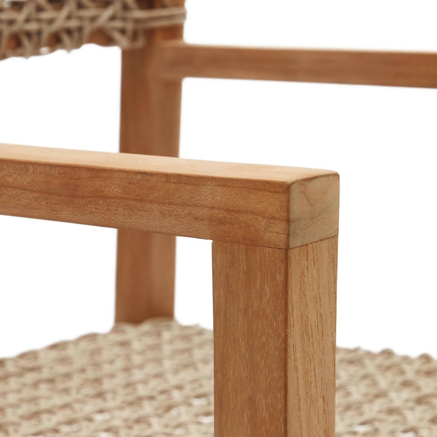 Krzesło ogrodowe GIVEROLA lite drewno tekowe La Forma Eye on Design