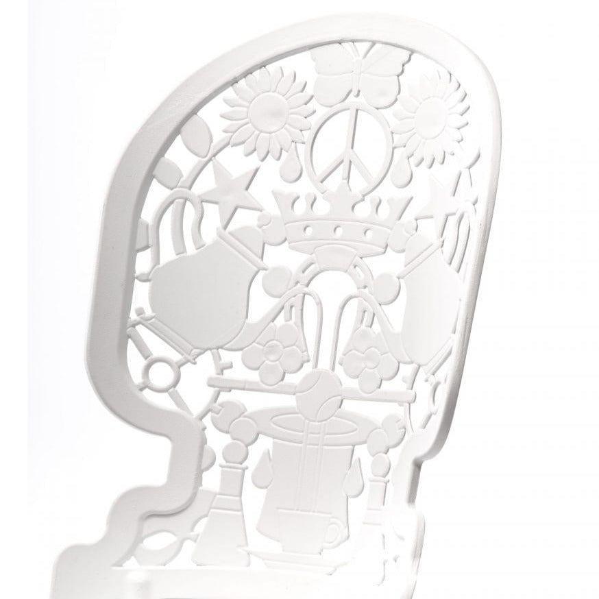 Krzesło ogrodowe INDUSTRY biały Seletti Eye on Design