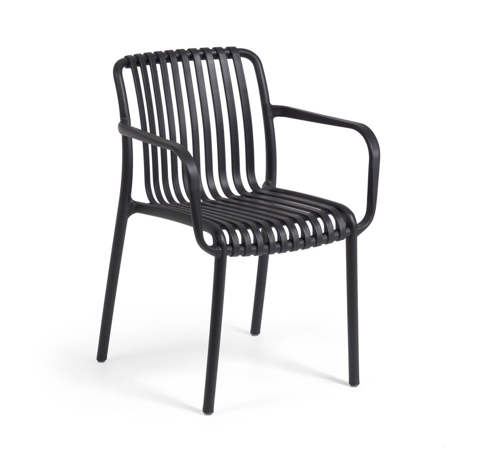 Krzesło ogrodowe ISABELLINI czarny La Forma Eye on Design