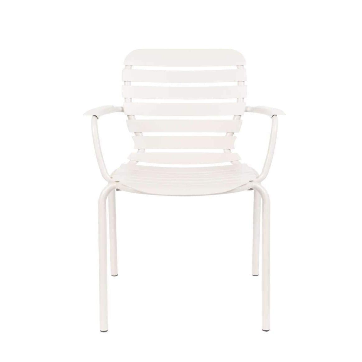 Krzesło ogrodowe z podłokietnikami VONDEL biały Zuiver Eye on Design