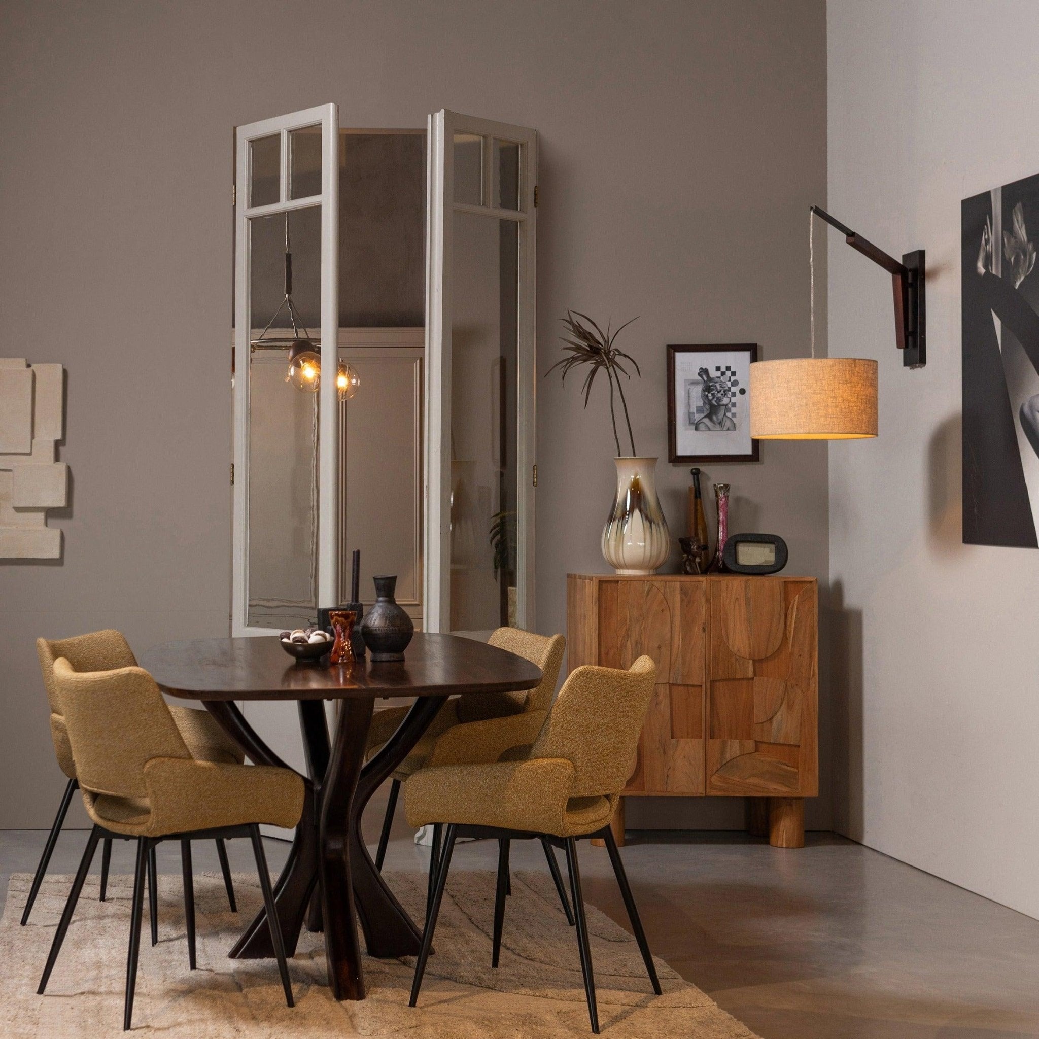 Krzesło PARADE melanż musztardowy Be Pure Eye on Design