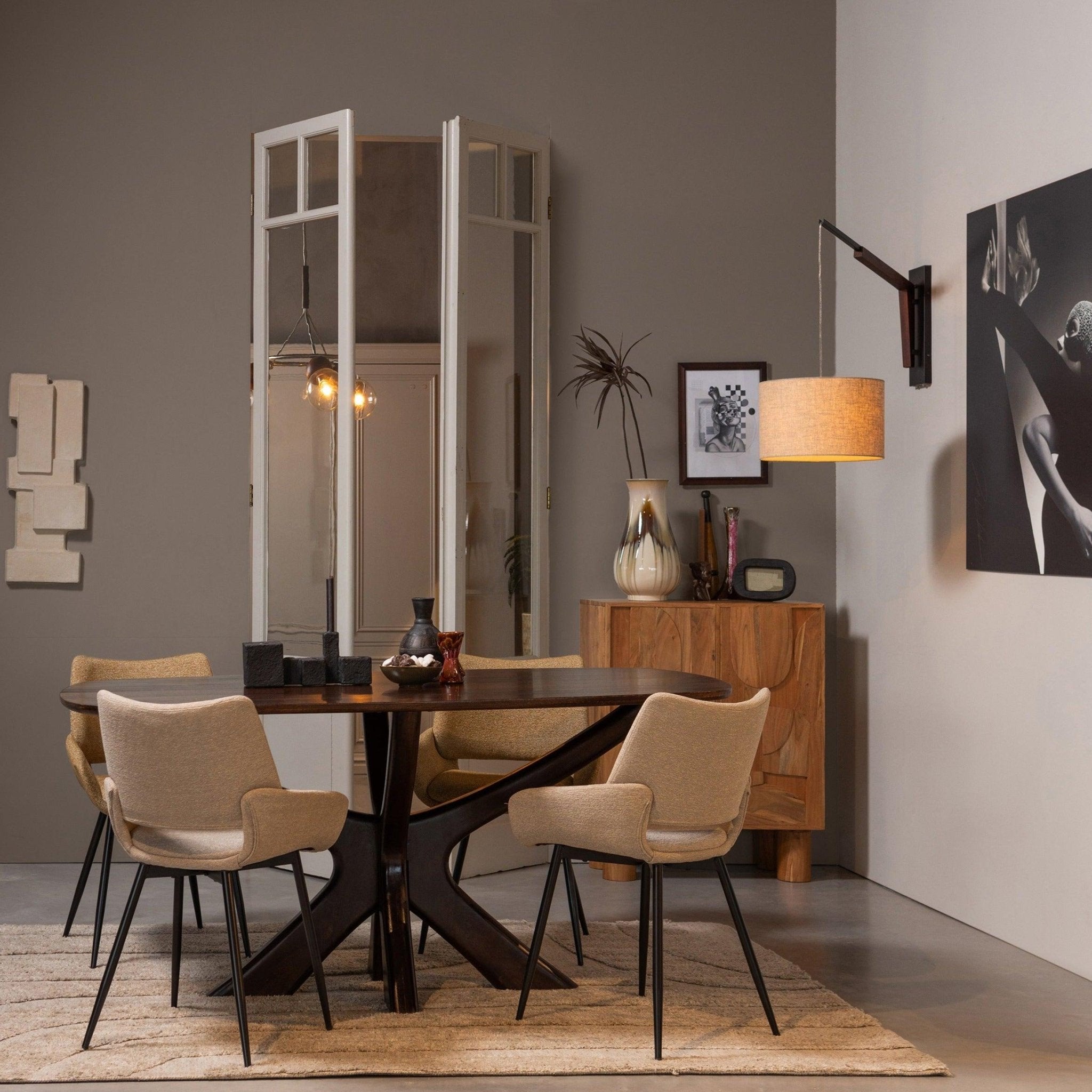 Krzesło PARADE melanż piaskowy Be Pure Eye on Design