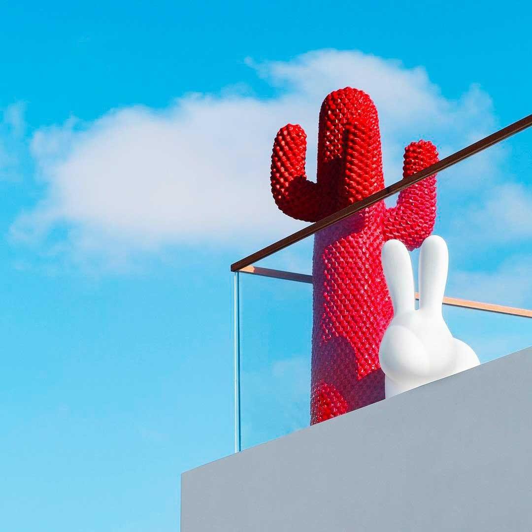 Krzesło RABBIT biały Qeeboo Eye on Design