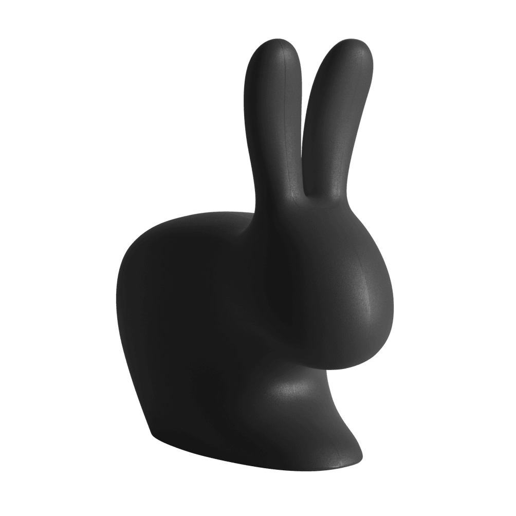 Krzesło RABBIT czarny Qeeboo Eye on Design