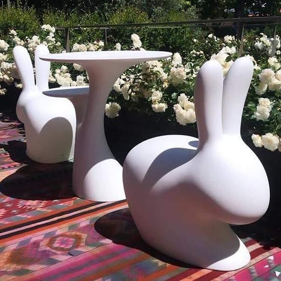 Krzesło RABBIT czarny Qeeboo Eye on Design