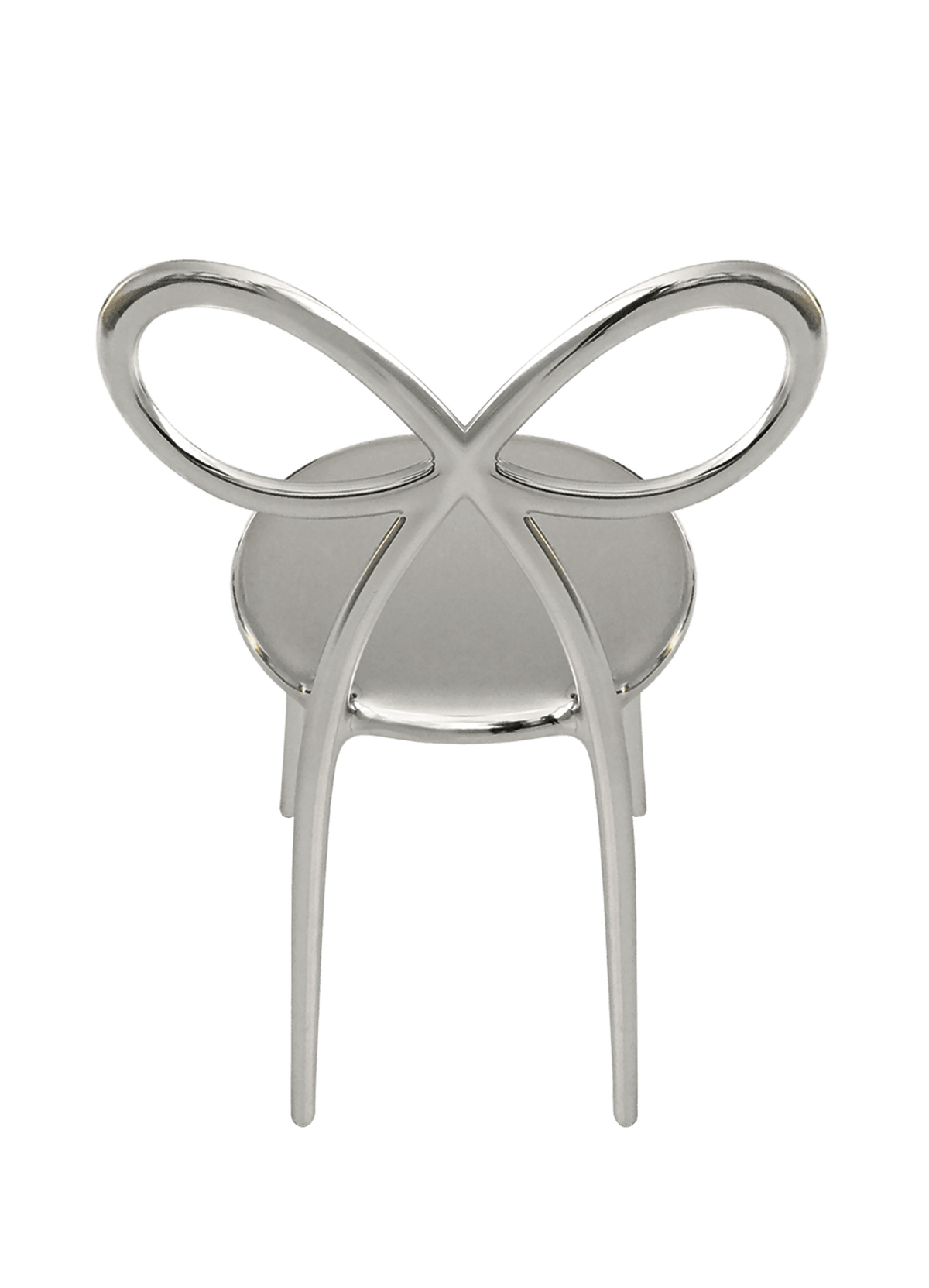 Krzesło RIBBON srebrny Qeeboo Eye on Design