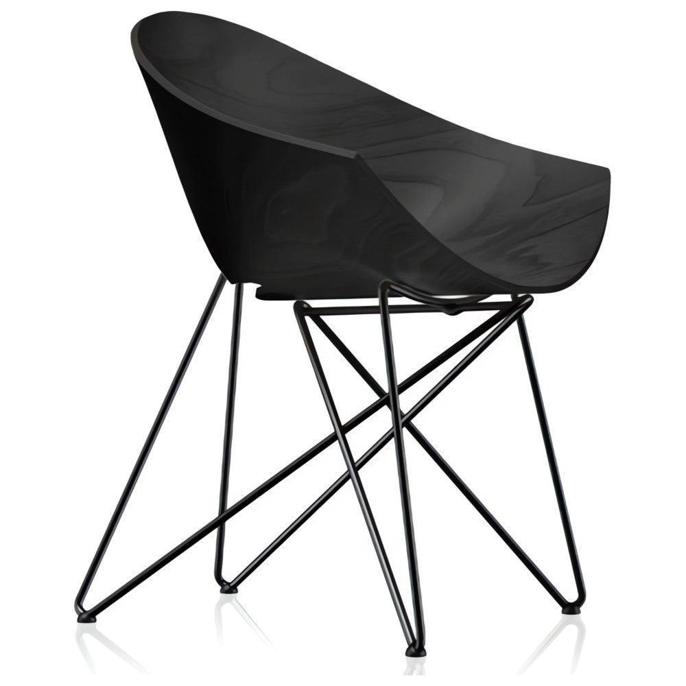 Krzesło RM56 buk Vzór Buk czarny Czarny Eye on Design