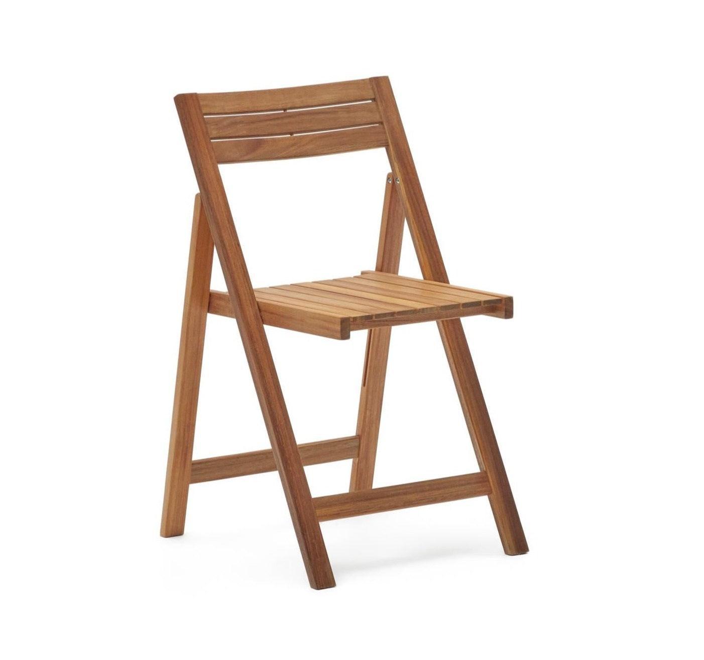 Krzesło składane ogrodowe SADIRAR lite drewno akacjowe La Forma Eye on Design