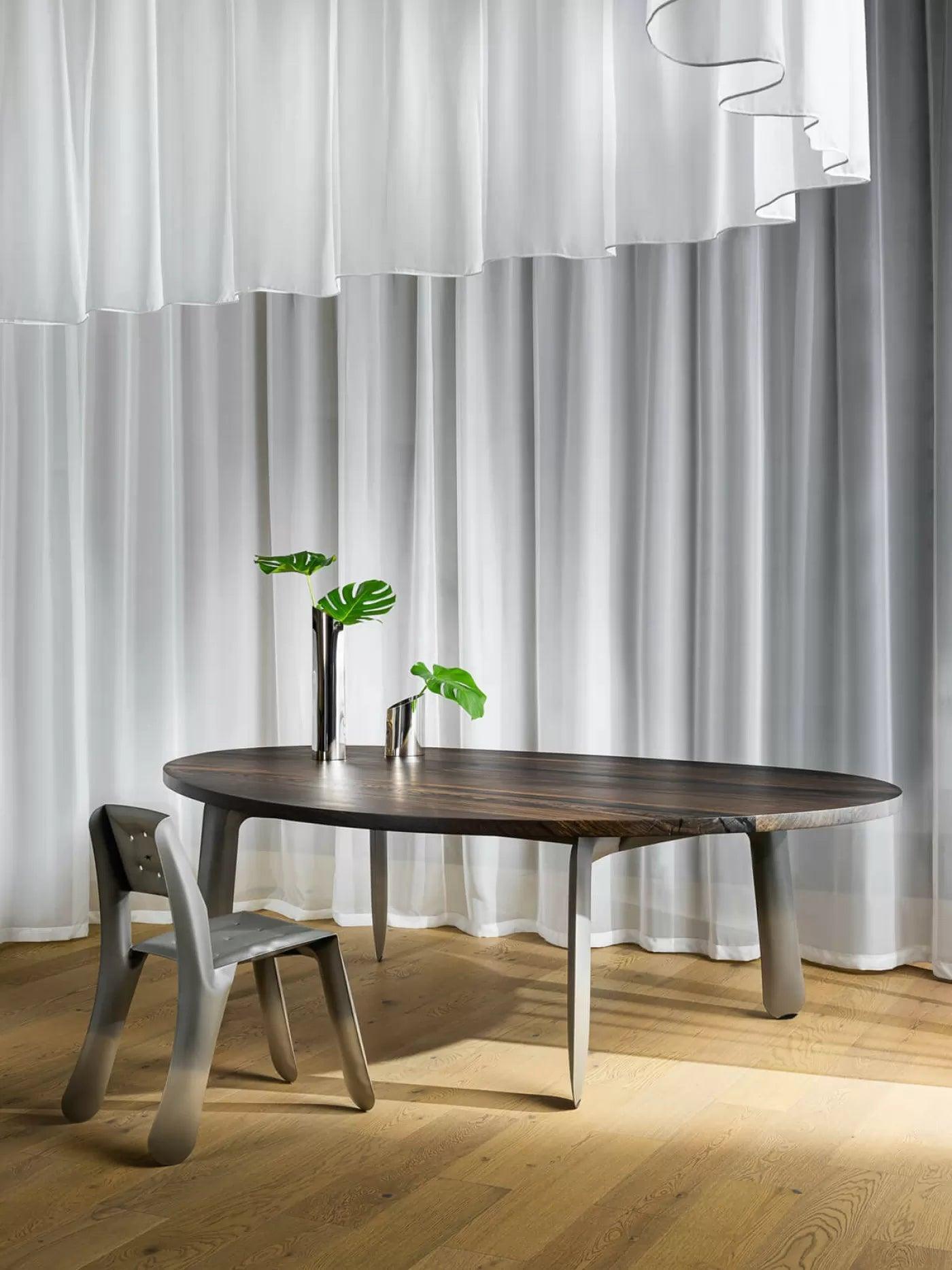 Krzesło stalowe CHIPPENSTEEL 0.5 beżowy mat Zieta Studio Eye on Design