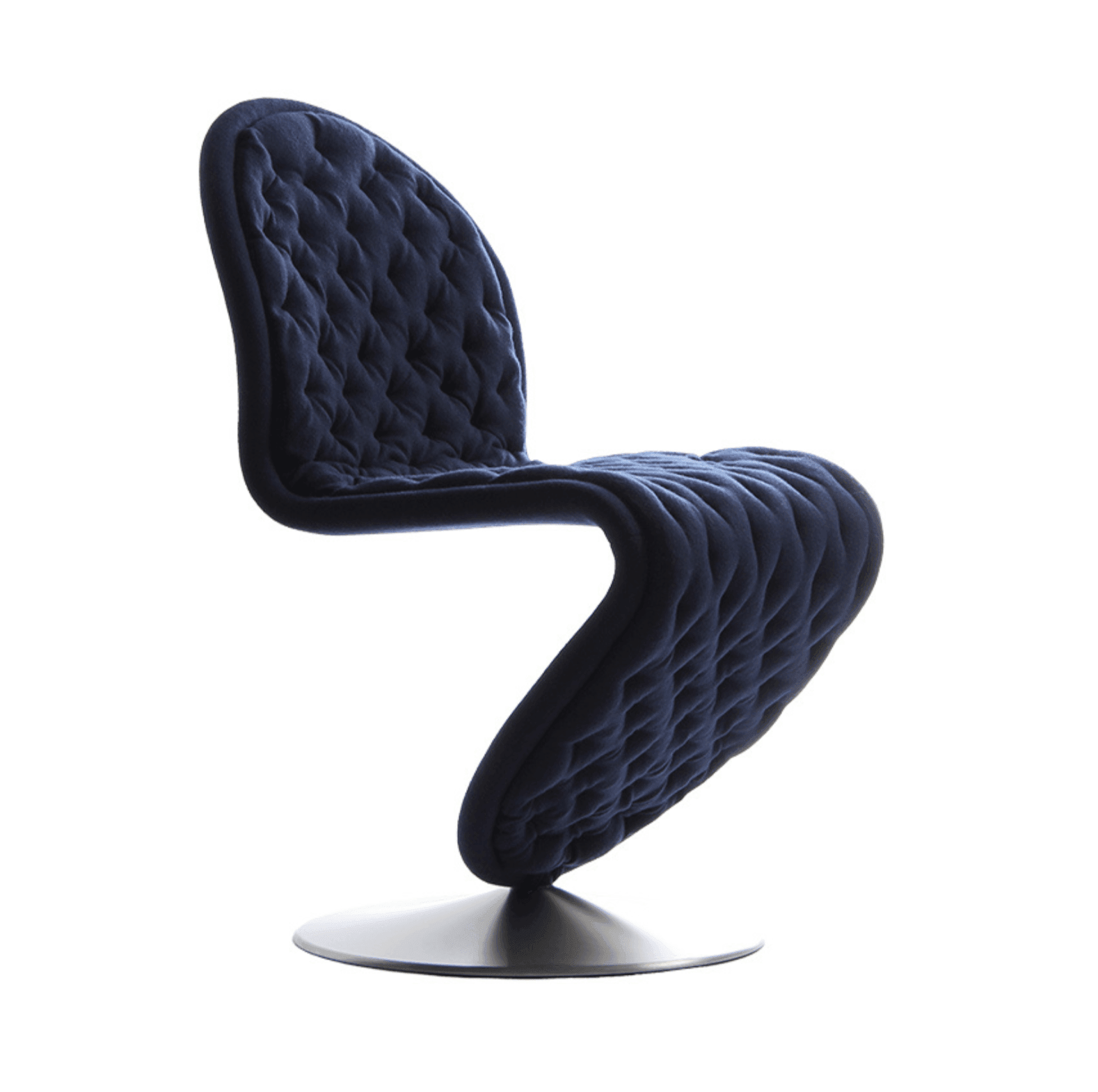 Krzesło SYSTEM 1-2-3 DELUXE z okrągłą podstawą Verpan Eye on Design