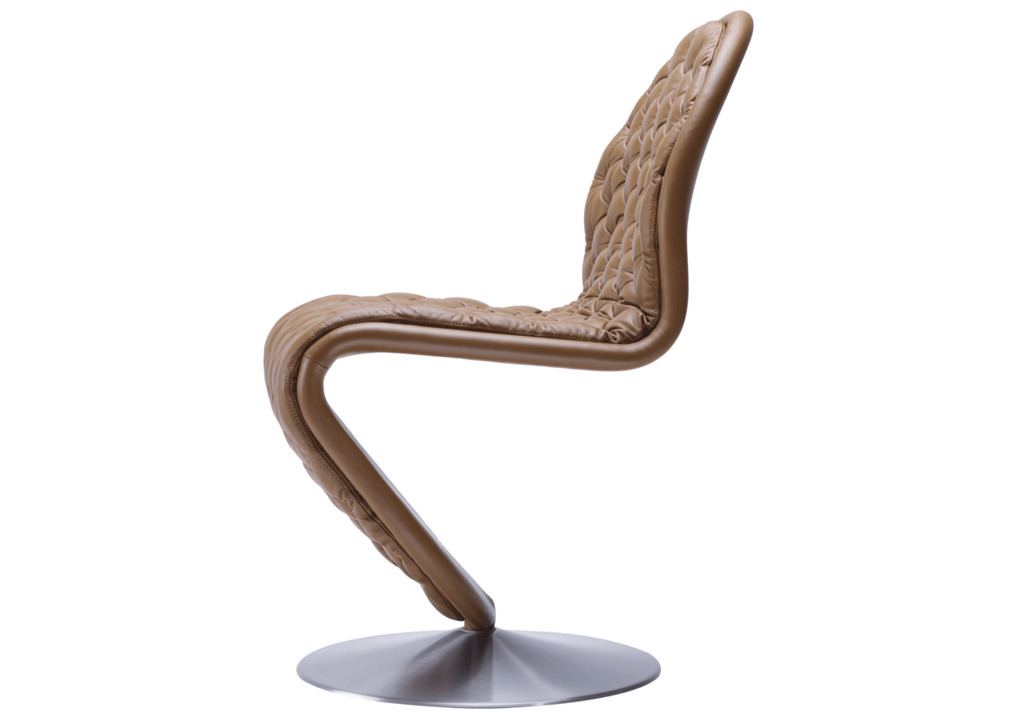 Krzesło SYSTEM 1-2-3 DELUXE z okrągłą podstawą Verpan Eye on Design