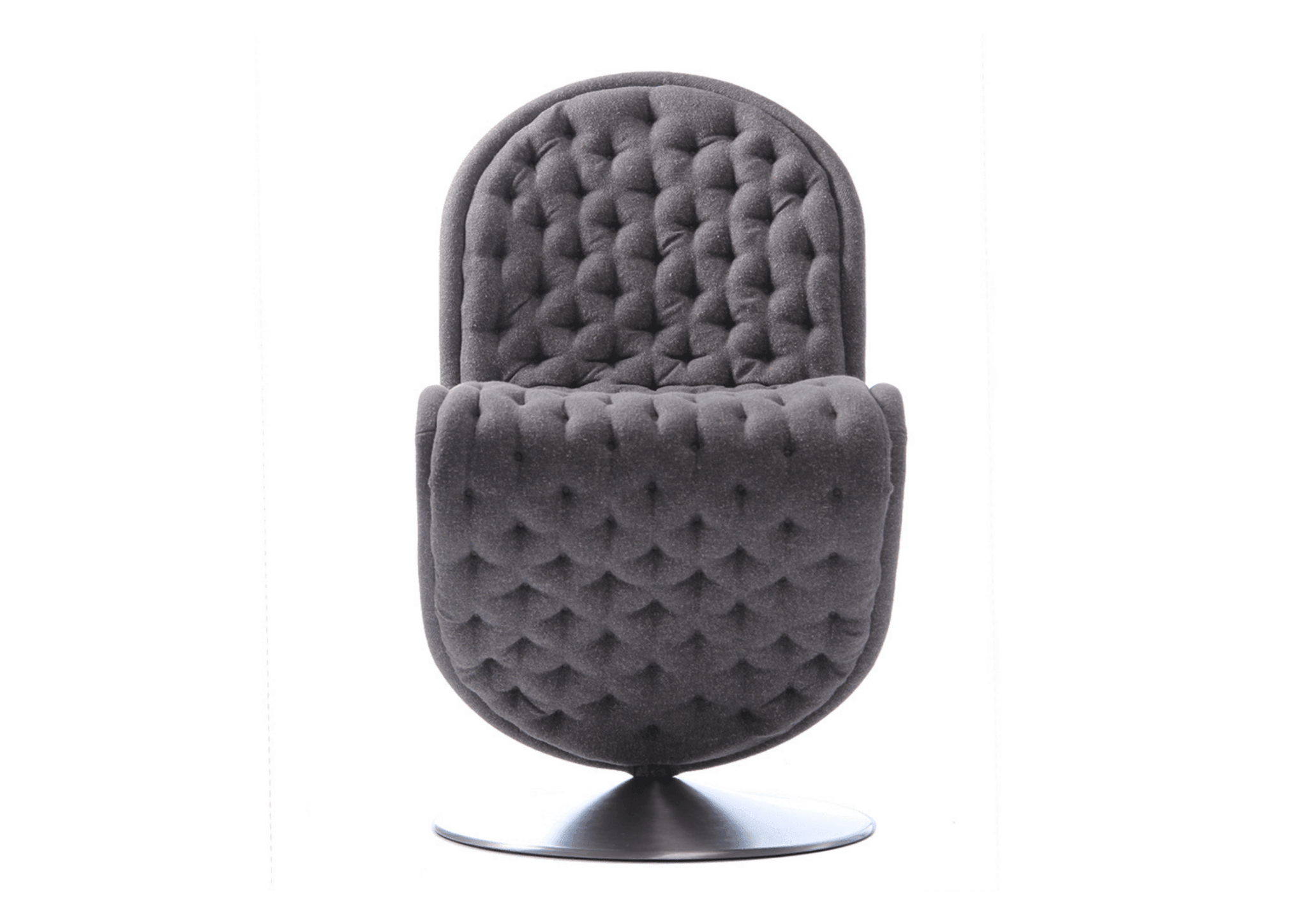 Krzesło SYSTEM 1-2-3 DELUXE z okrągłą podstawą Verpan Eye on Design