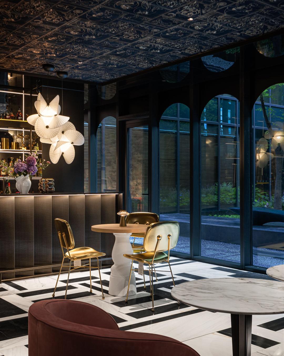 Krzesło THE GOLDEN złota podstawa Moooi Eye on Design