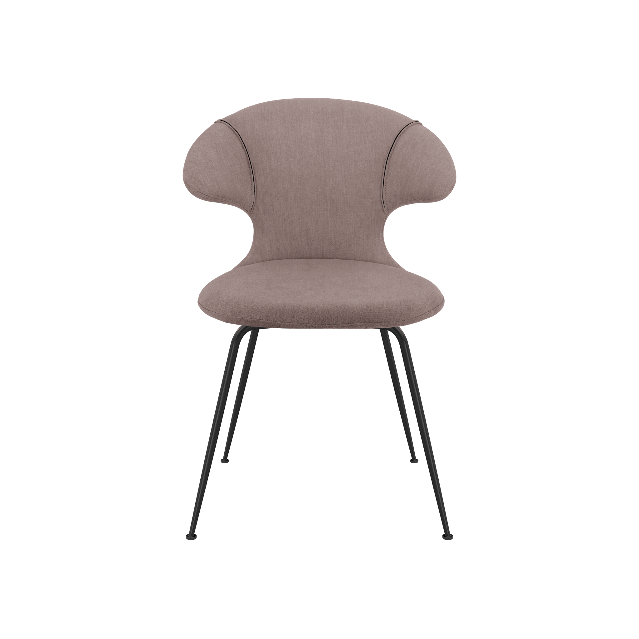 Krzesło TIME FLIES brudny róż z czarną podstawą UMAGE Eye on Design