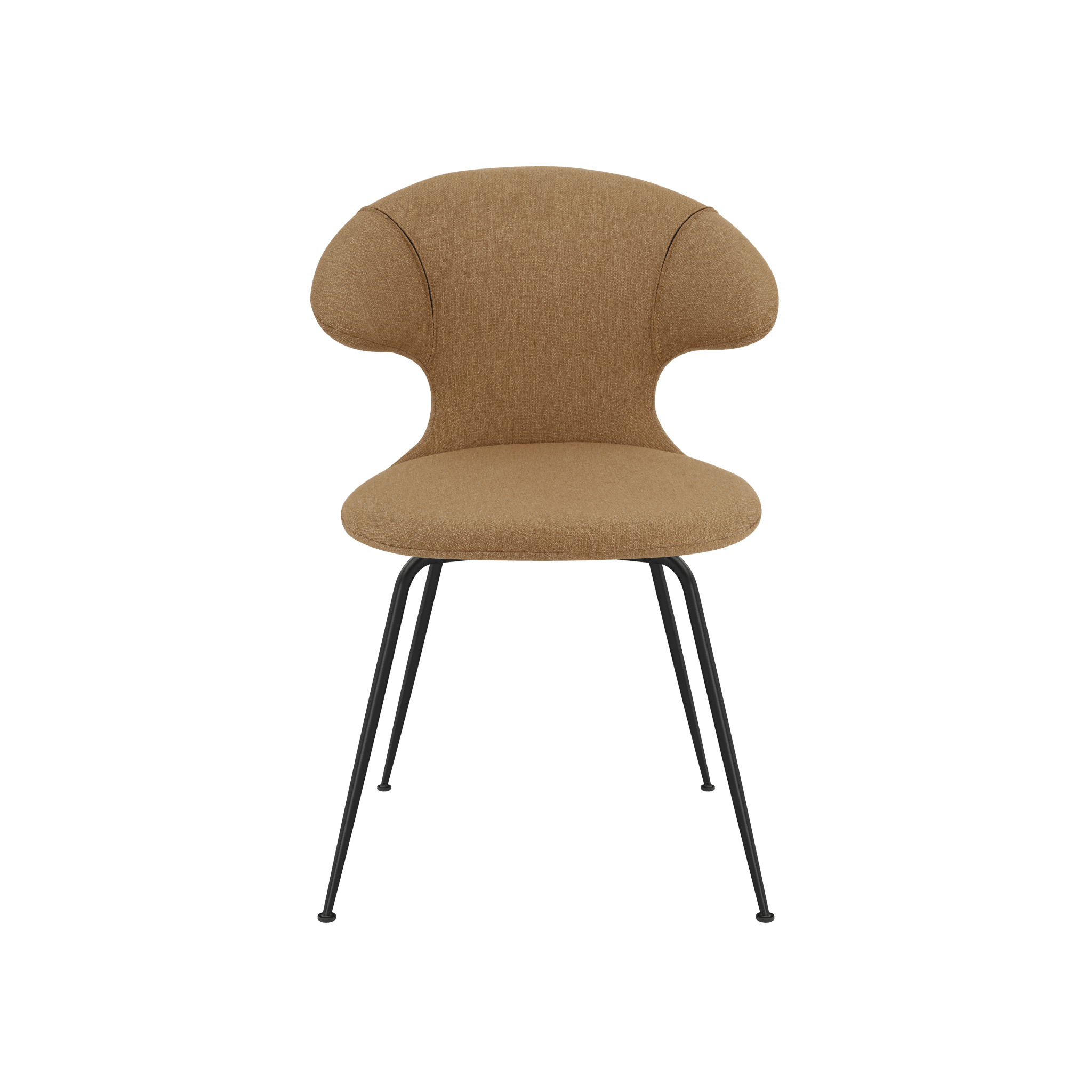 Krzesło TIME FLIES karmelowy z czarną podstawą UMAGE Eye on Design