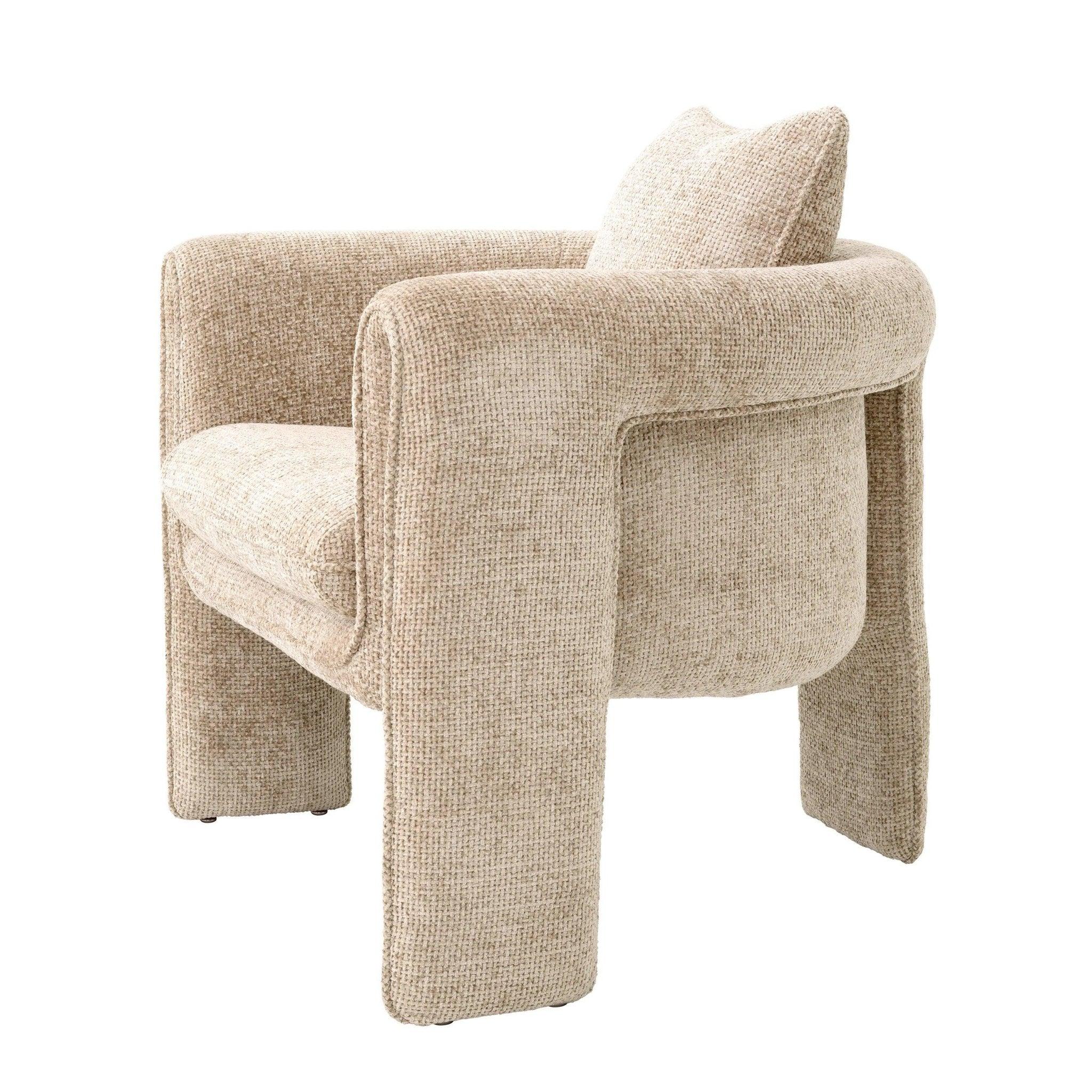 Krzesło TOTO piaskowy Eichholtz Eye on Design