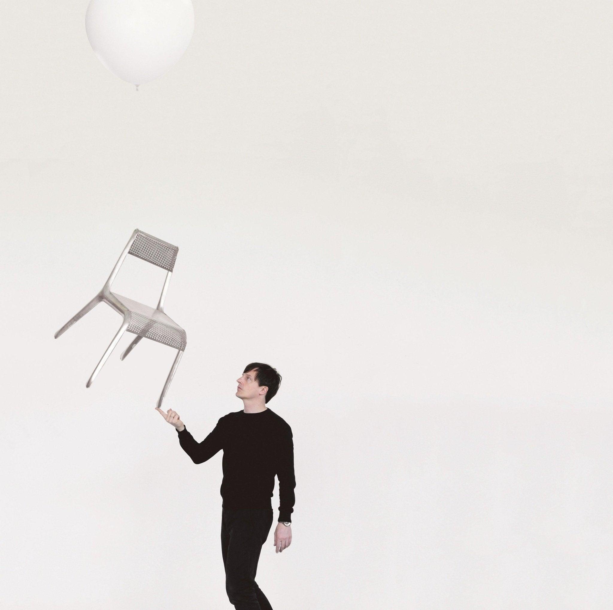 Krzesło ULTRALEGGERA anodowy naturalny Zieta Studio Eye on Design