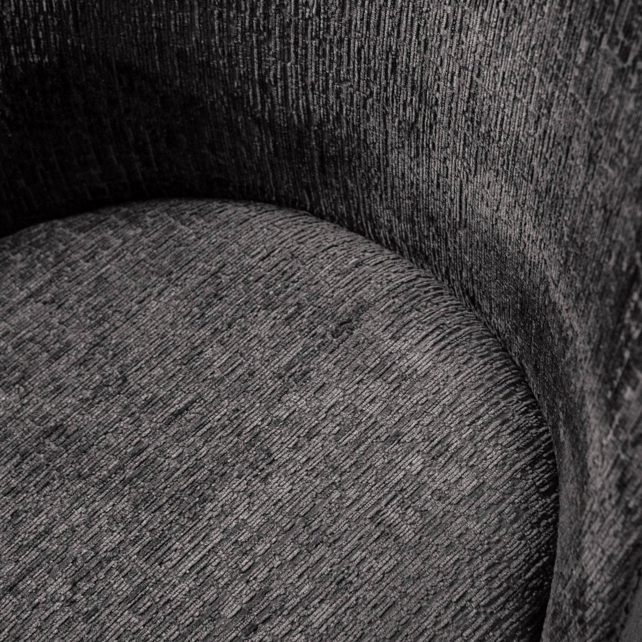 Krzesło welurowy VOGUE STRUCTURE MOUNTAIN szary Be Pure Eye on Design