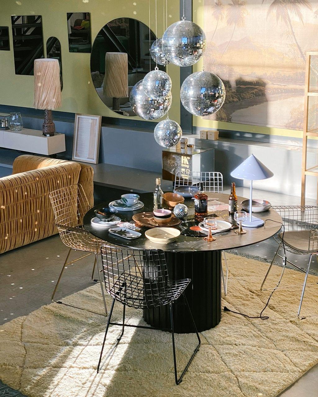 Krzesło WIRE czarny HKliving Eye on Design