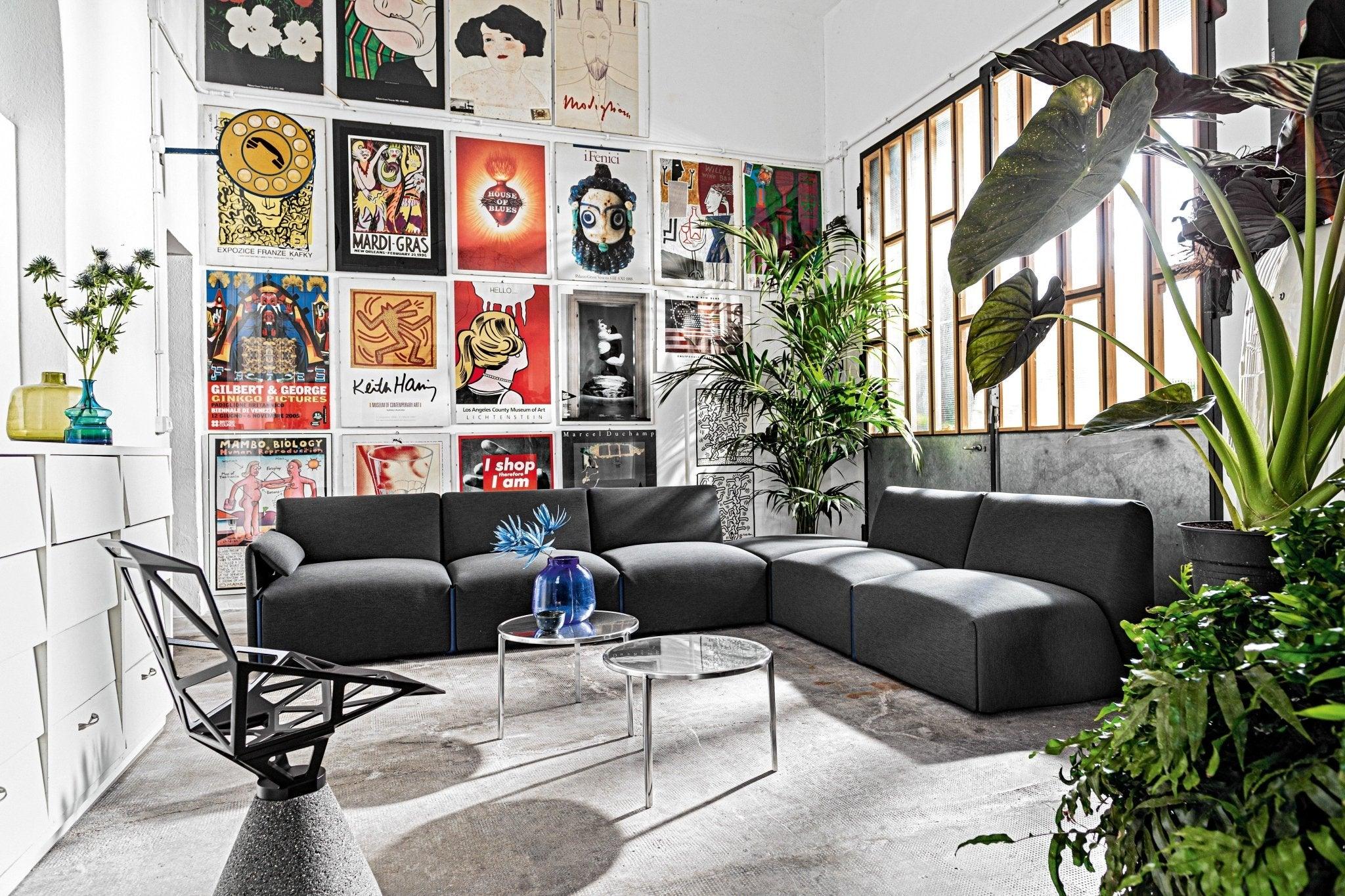 Krzesło z betonową podstawą CHAIR_ONE czarny Magis Eye on Design