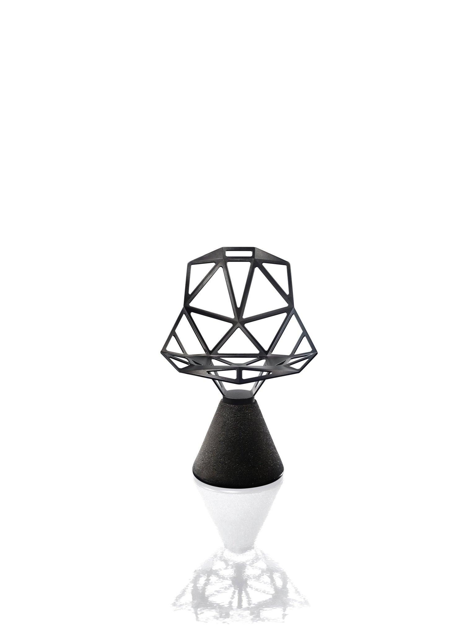 Krzesło z betonową podstawą CHAIR_ONE niebieski Magis Eye on Design