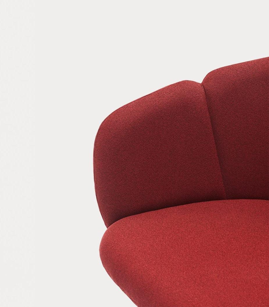 Krzesło z podłokietnikami ADD czerwony Teulat Eye on Design