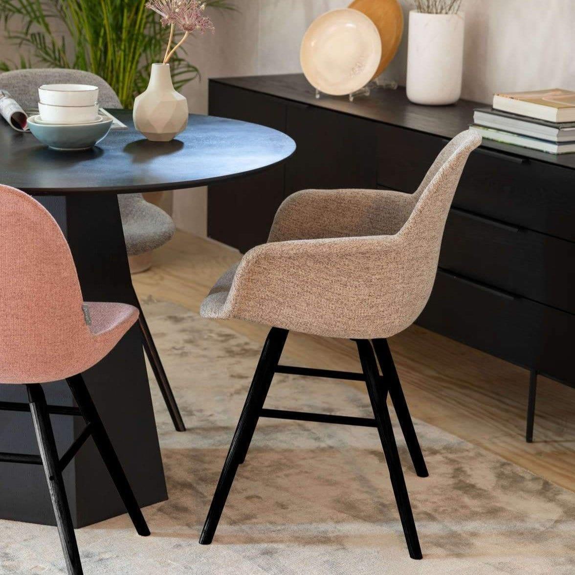 Krzesło z podłokietnikami ALBERT KUIP SOFT beżowy Zuiver Eye on Design