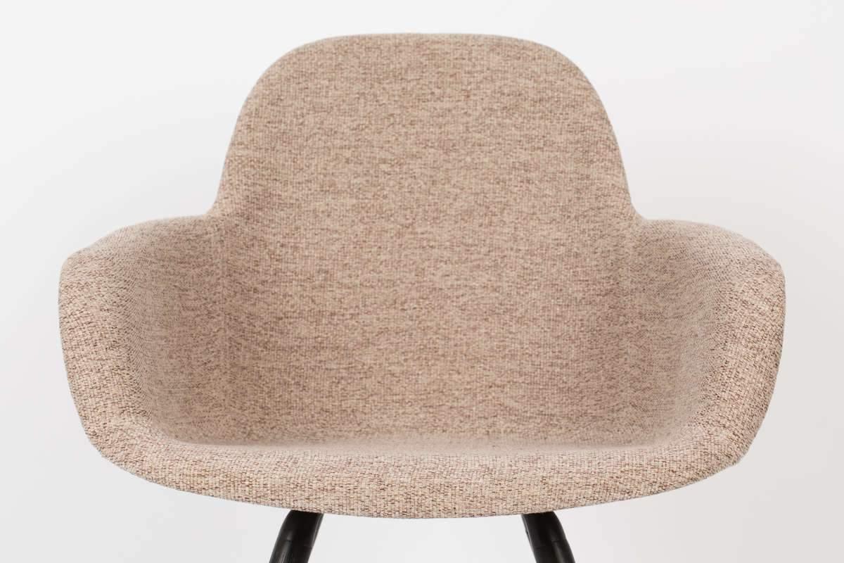 Krzesło z podłokietnikami ALBERT KUIP SOFT beżowy Zuiver Eye on Design