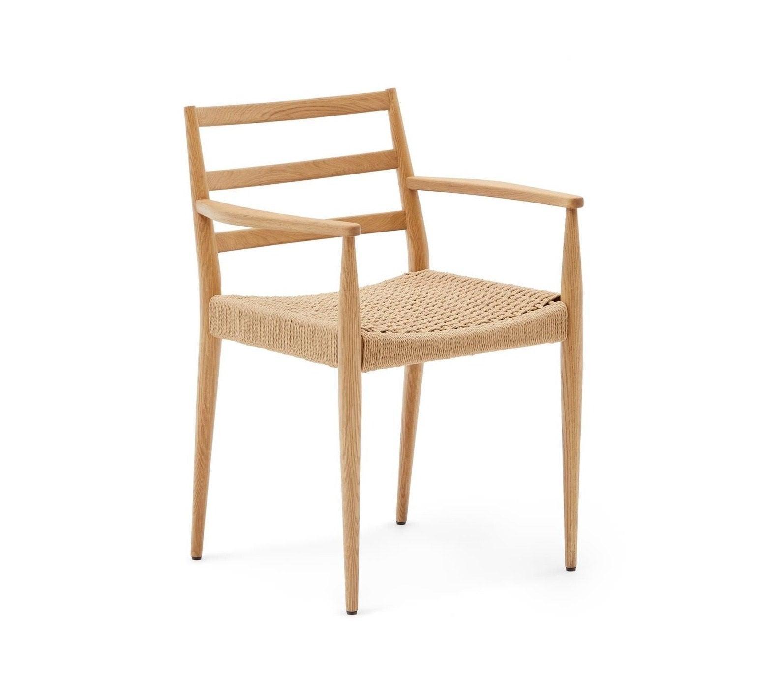 Krzesło z podłokietnikami ANALY lite drewno dębowe La Forma Eye on Design