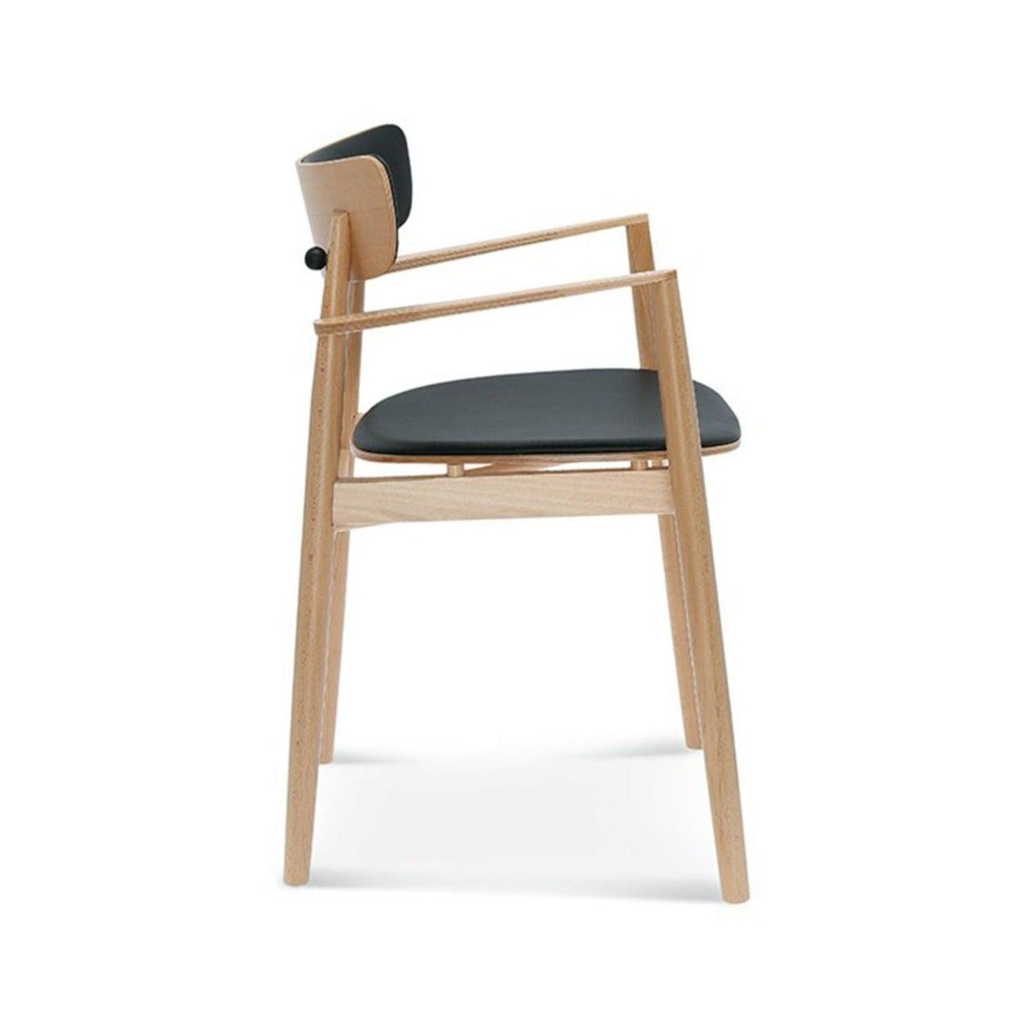 Krzesło z podłokietnikami NOPP B-1803/1 lite drewno bukowe Fameg Eye on Design