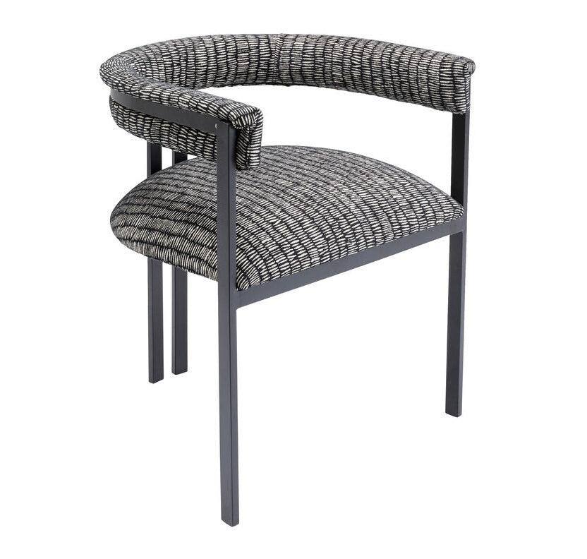 Chair with armrests Paris Czarny