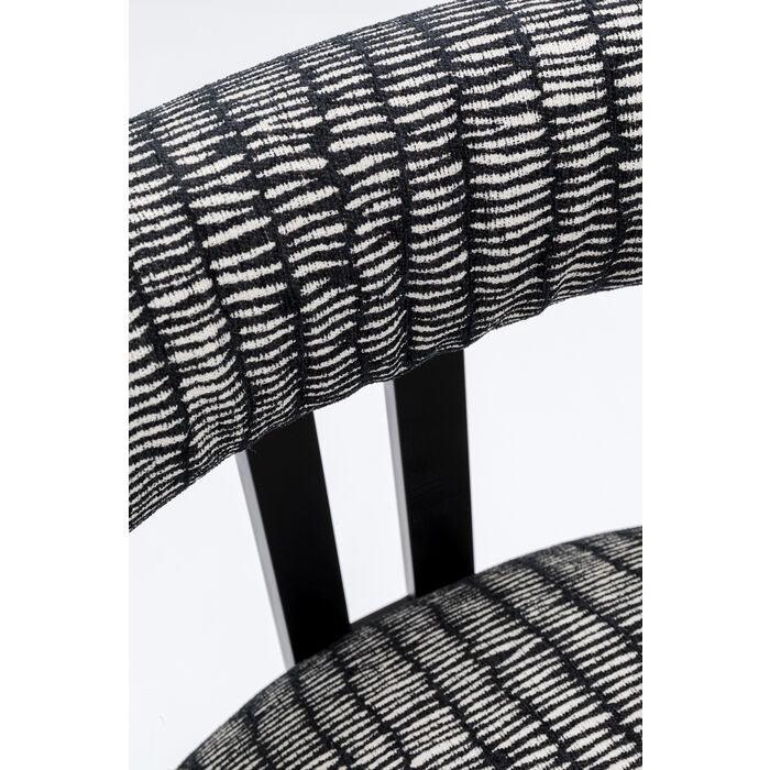 Chair with armrests Paris Czarny