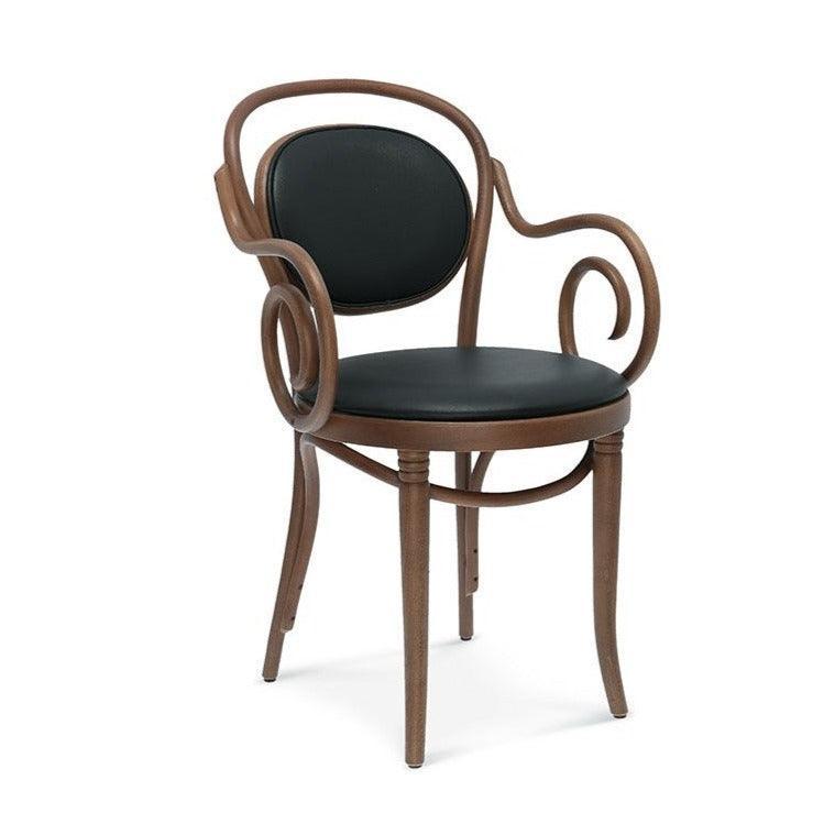 Krzesło z podłokietnikami tapicerowane B-10 drewno bukowe Fameg Eye on Design