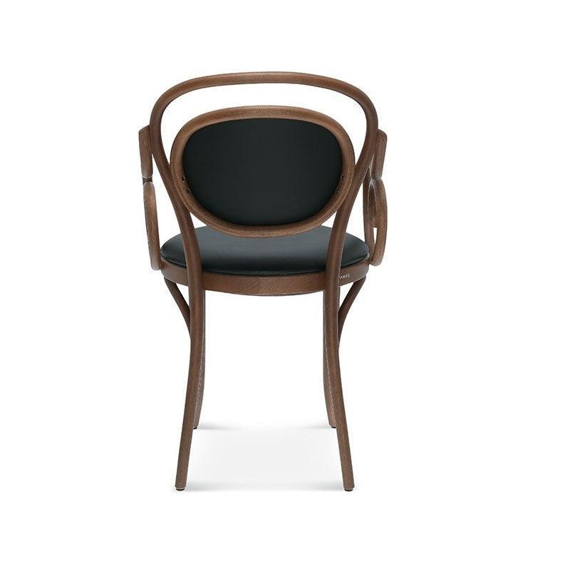 Krzesło z podłokietnikami tapicerowane B-10 drewno bukowe Fameg Eye on Design