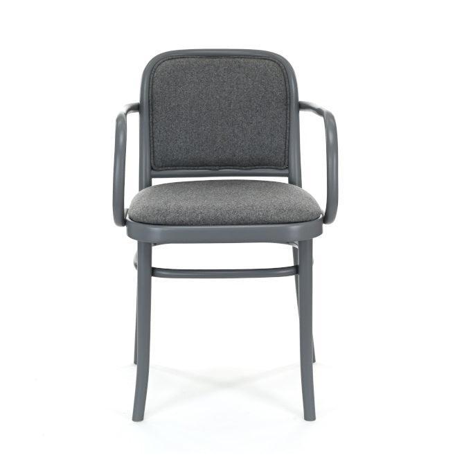 Krzesło z podłokietnikami tapicerowane B-811 drewno bukowe Fameg Eye on Design