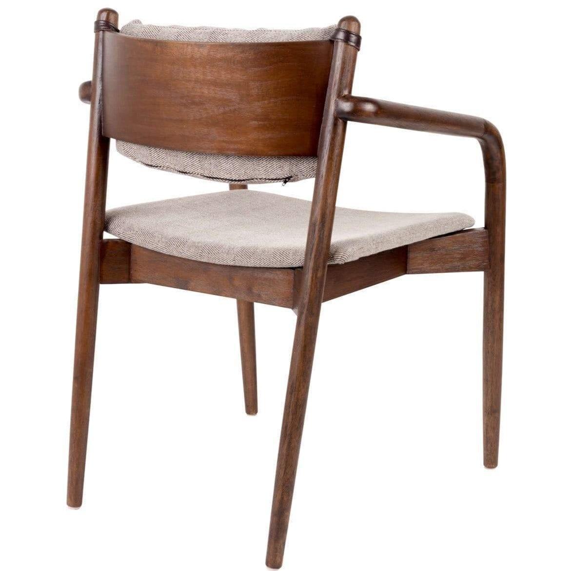 Krzesło z podłokietnikami TORRANCE beżowy Dutchbone Eye on Design