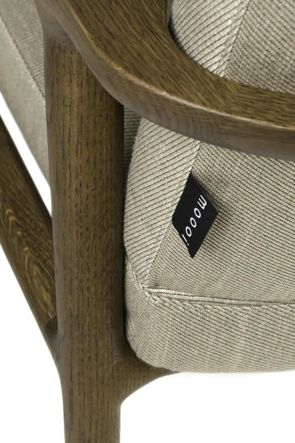 Krzesło z podłokietnikami ZIO drewno dębowe Moooi Eye on Design