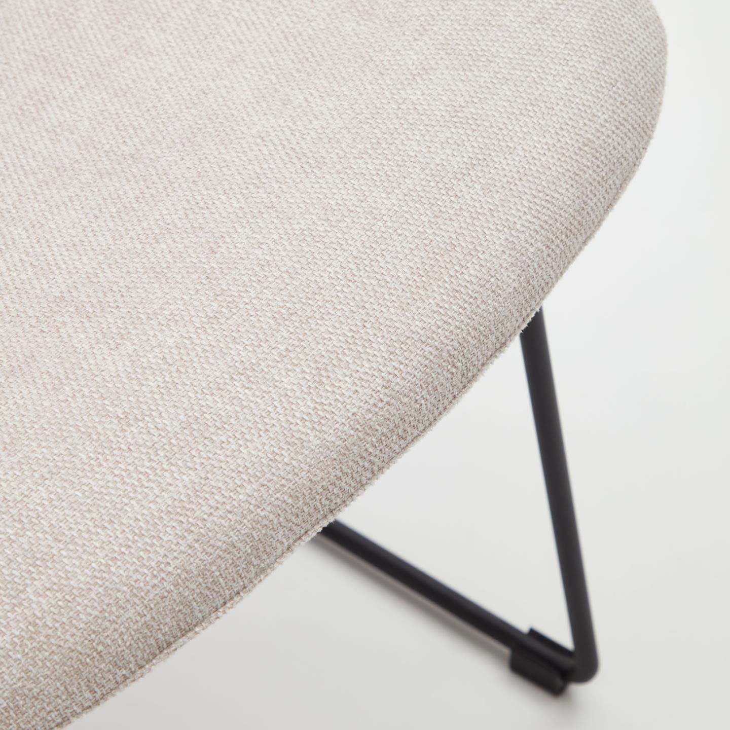 Krzesło ZAHARA jasnobeżowy La Forma Eye on Design