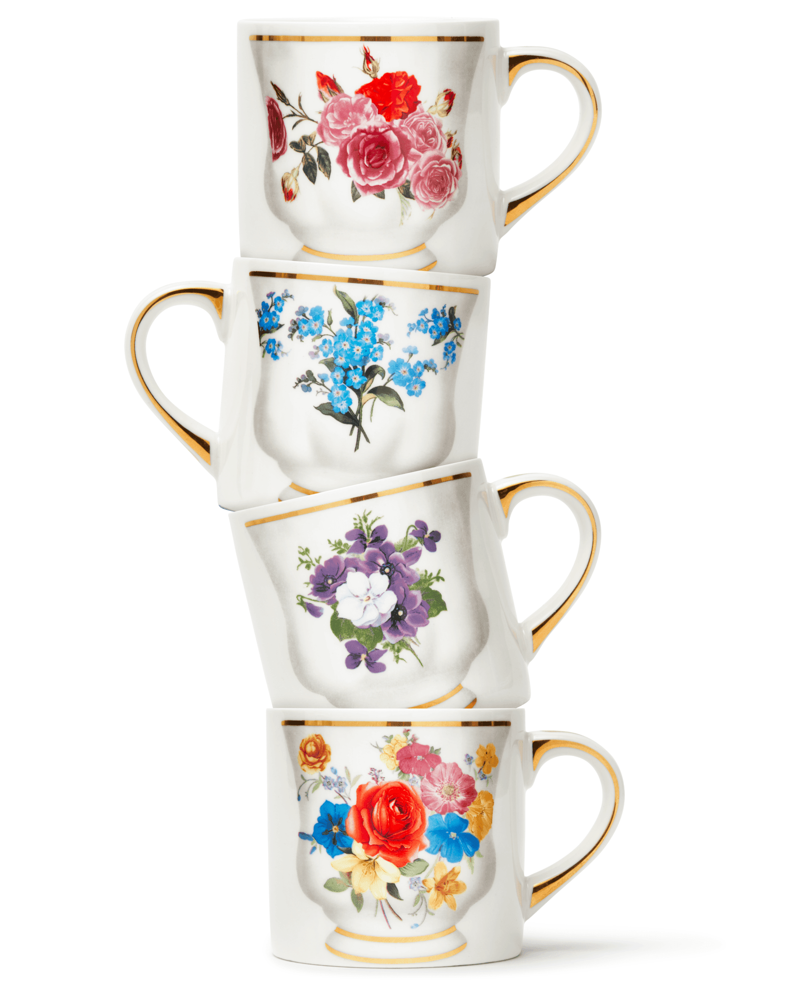 Kubek ALESSANDRA CASNELLIE FLOWER biały Pols Potten Eye on Design