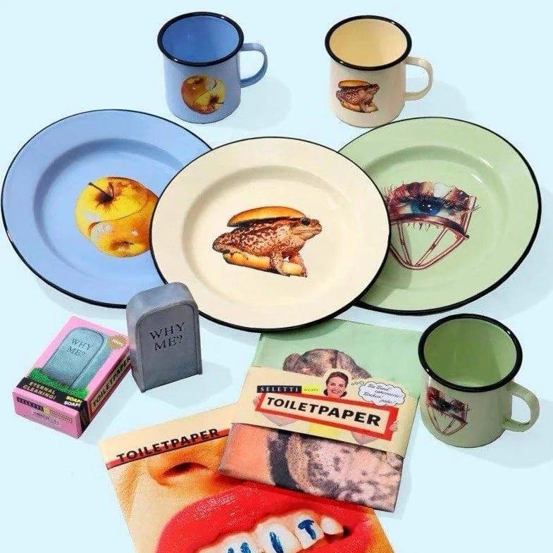 Kubek emaliowany EYE zielony Seletti Eye on Design