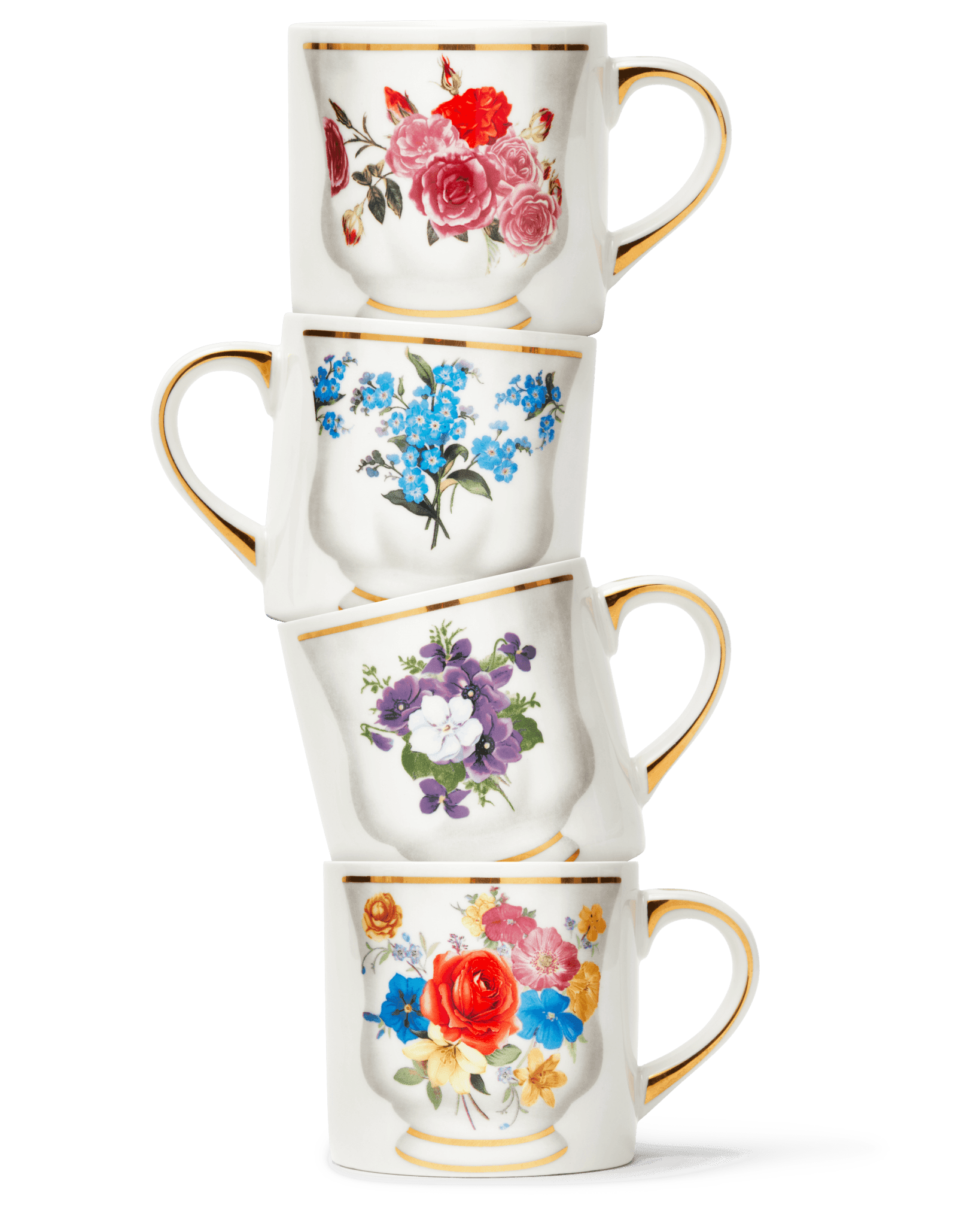 Kubek FILOU MAZIER FLOWER biały Pols Potten Eye on Design