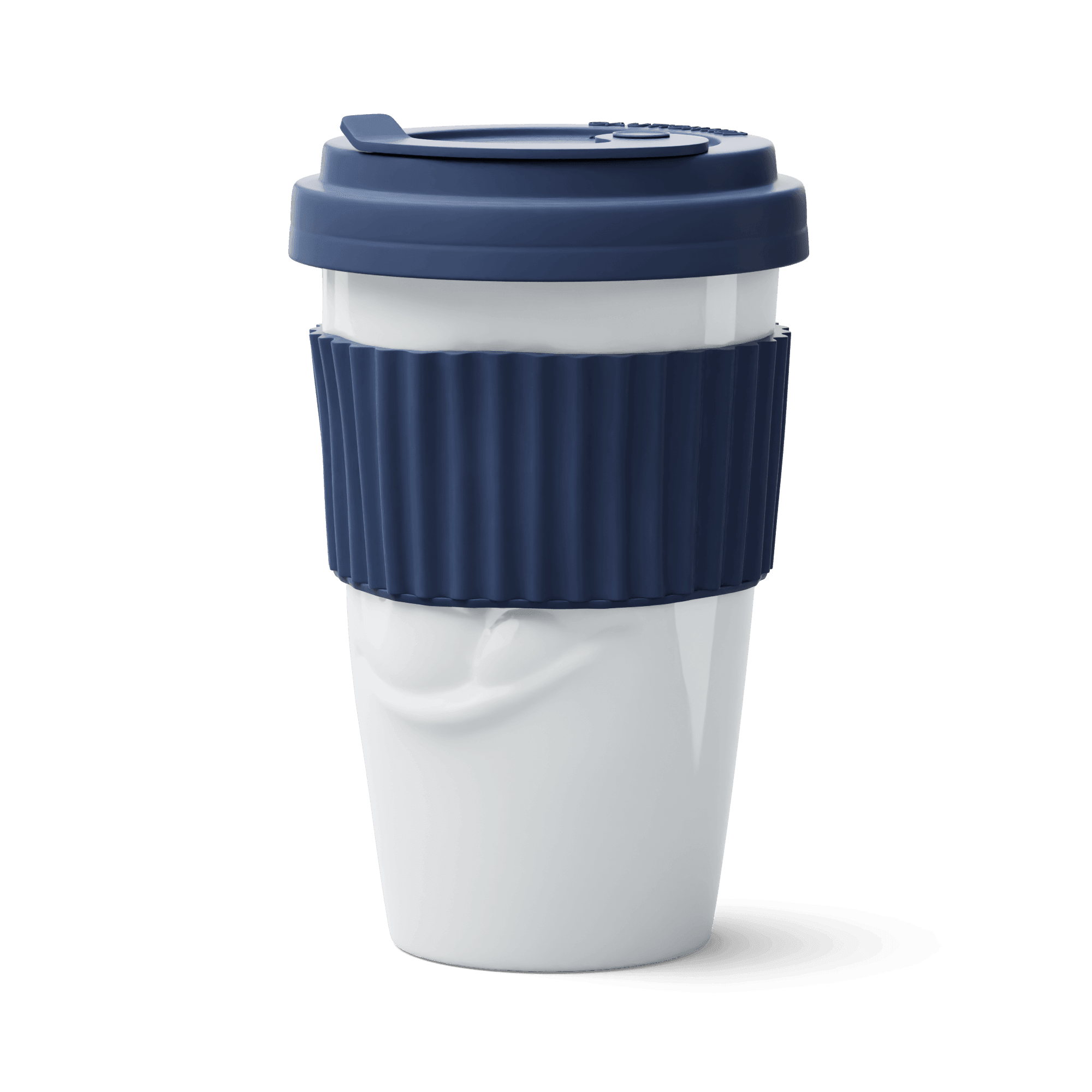 Kubek z pokrywką TASTY granatowy 58products Eye on Design