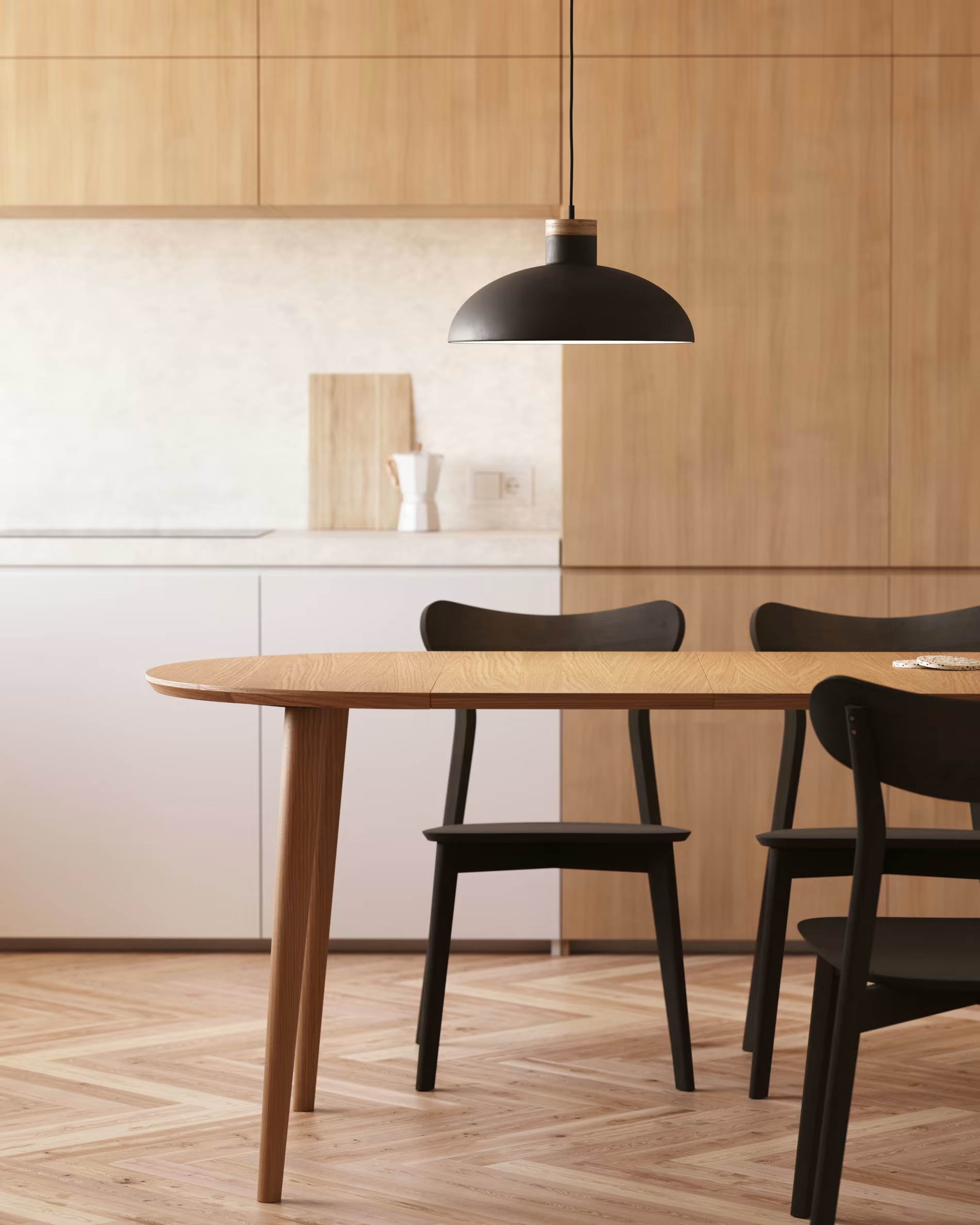 Lampa wisząca GOTRAM czarny La Forma Eye on Design