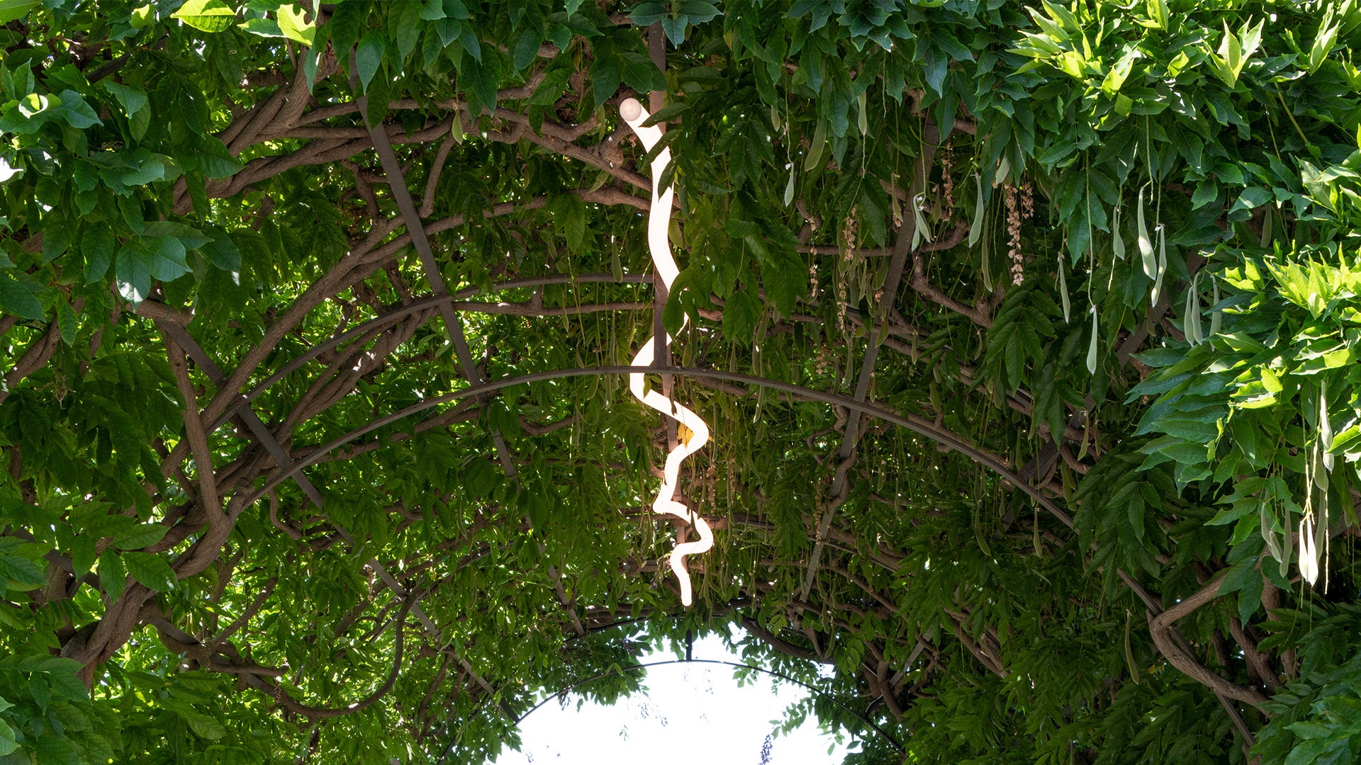 Flexible Leuchtstofflampe LA LINEA Aluminium