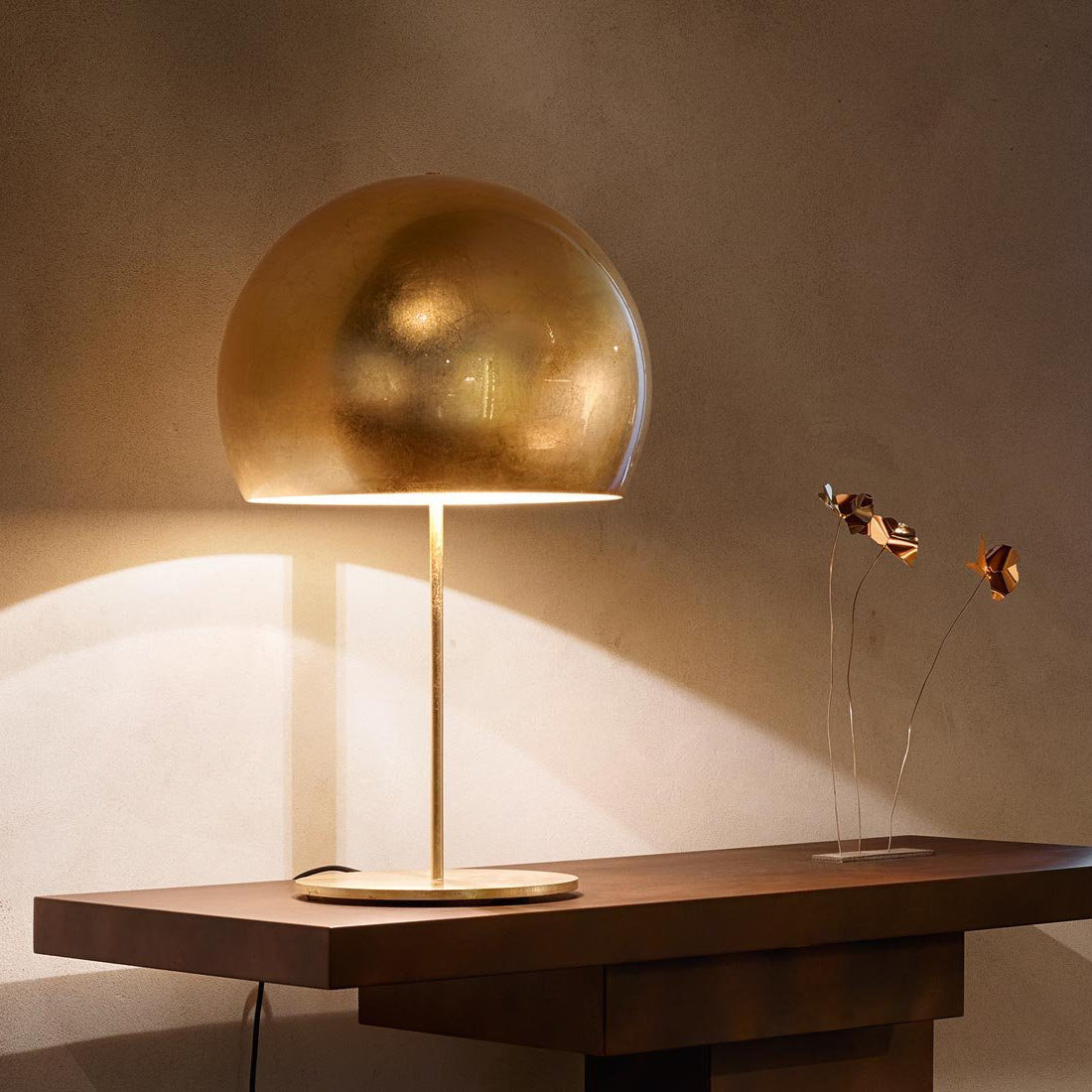 Tischlampe LALAMPADA braun