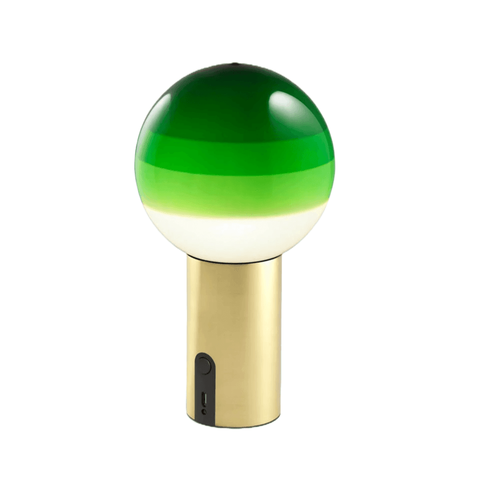 Lampa akumulatora DIPPING zielony Marset Eye on Design