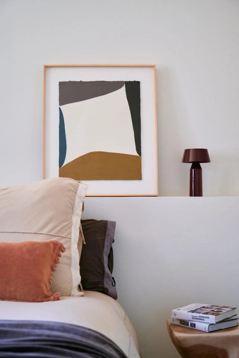 Lampa akumulatorowa BICOCA bordowy Marset Eye on Design