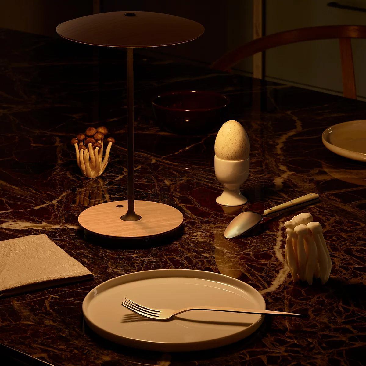 Lampa akumulatorowa GINGER jasnobrązowy Marset Eye on Design