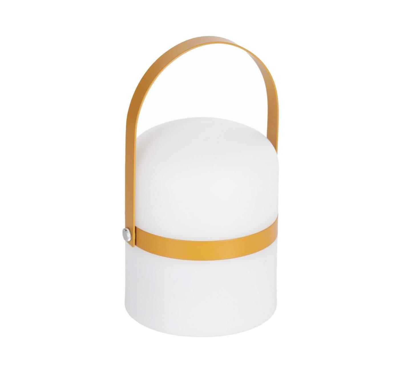 Lampa akumulatorowa RIDLEY MINI musztardowy La Forma Eye on Design