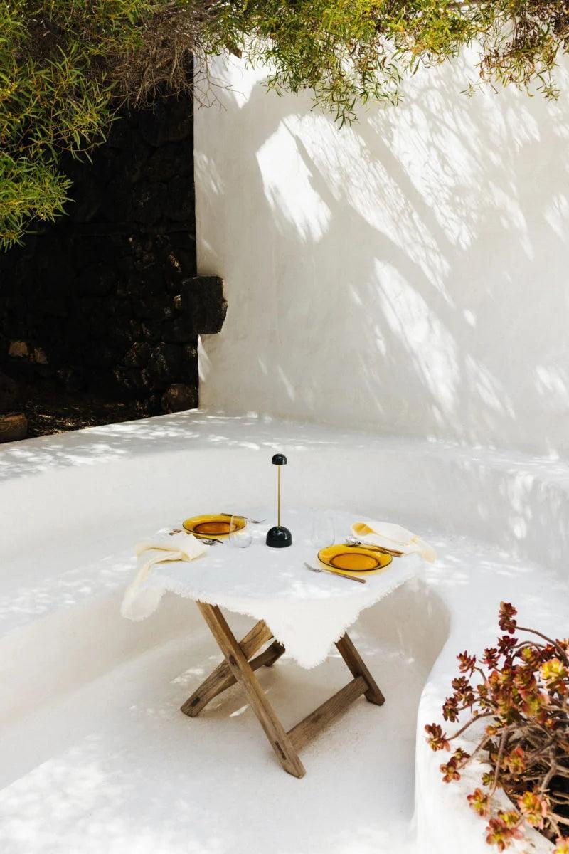 Lampa akumulatorowa SIPS brązowy ze złotym Marset Eye on Design